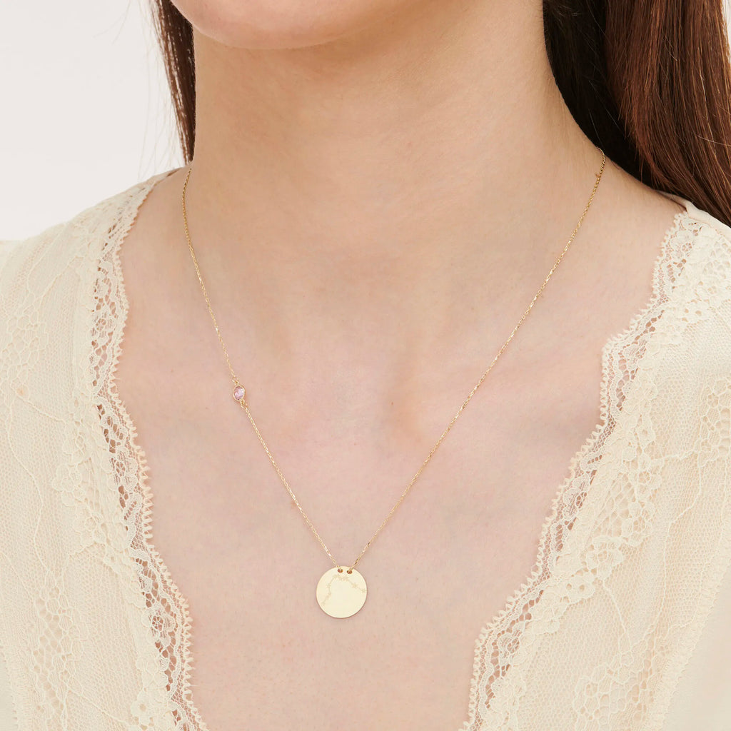 Collier Or Horoscope Verseau