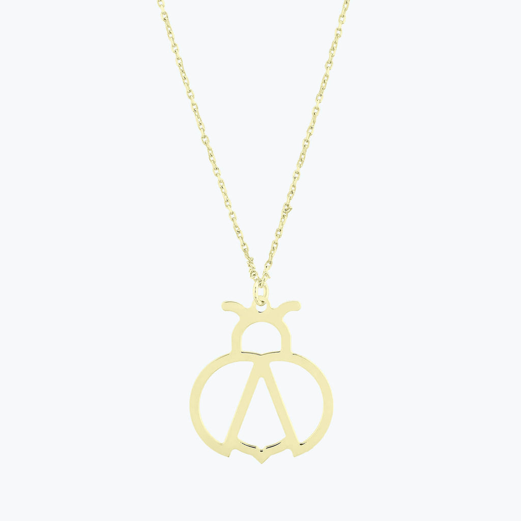 Ladybug Gold Necklace