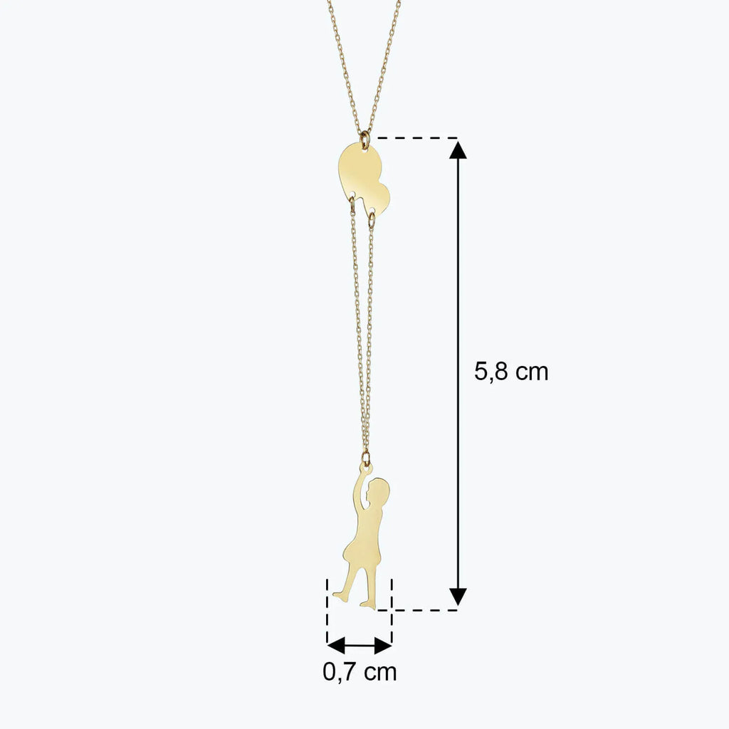 Collier Or Ballon Pour Enfants