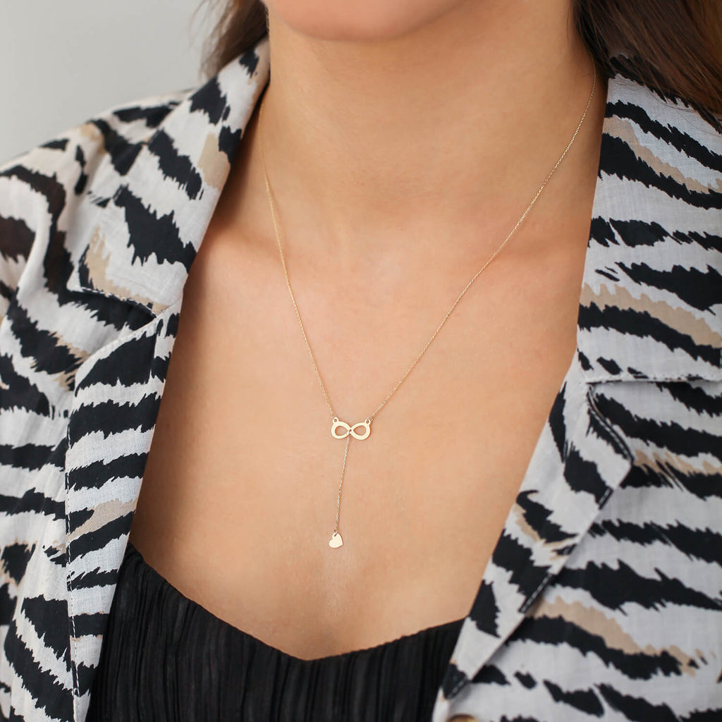 Collier Or Coeur Infini