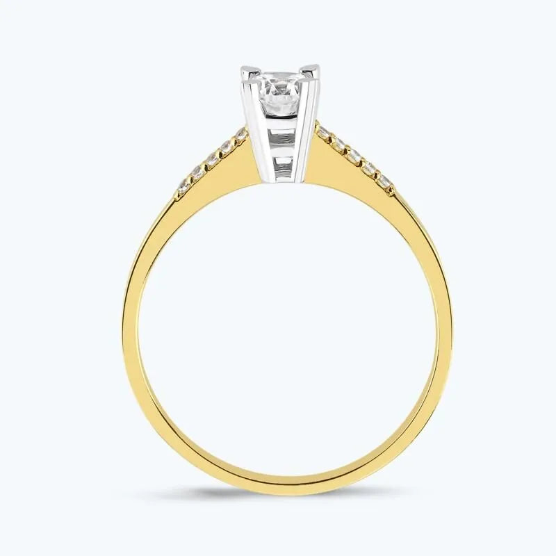 Bague Or Solitaire