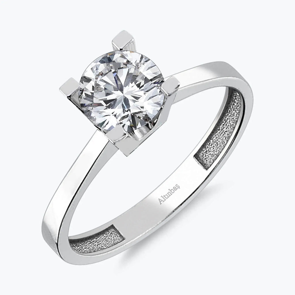 Bague Or Solitaire