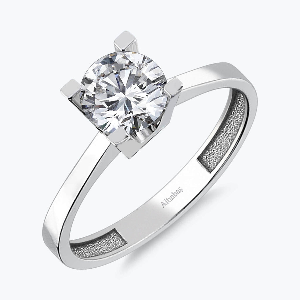 Bague Or Solitaire