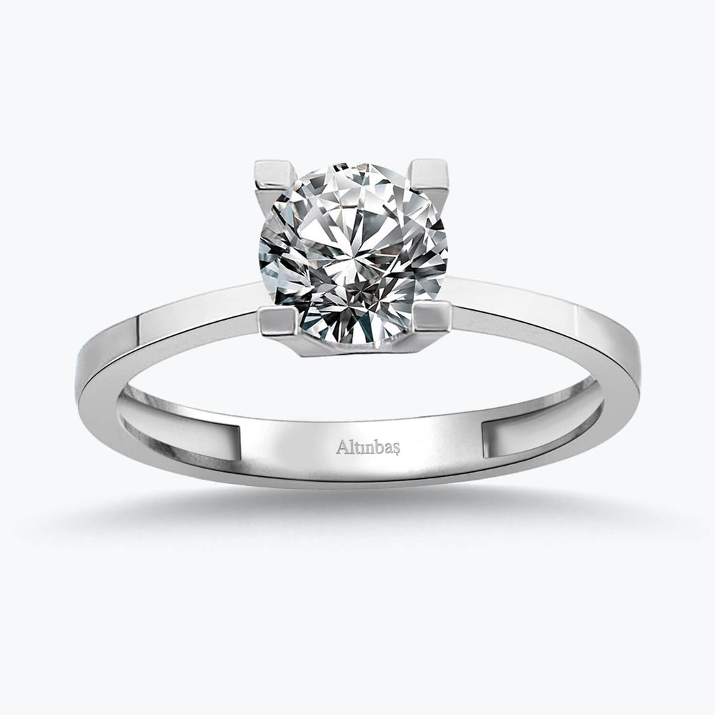 Bague Or Solitaire