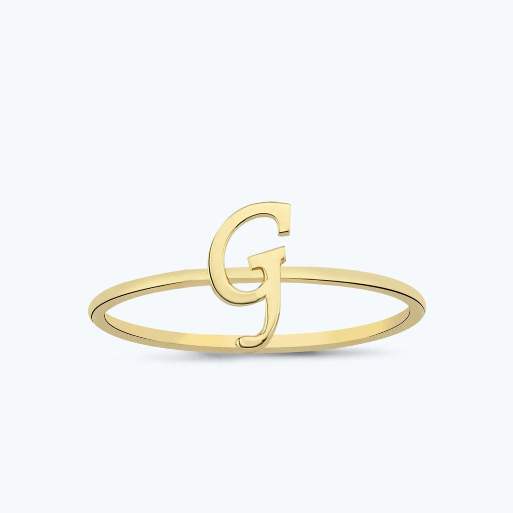 Bague Or Lettre G