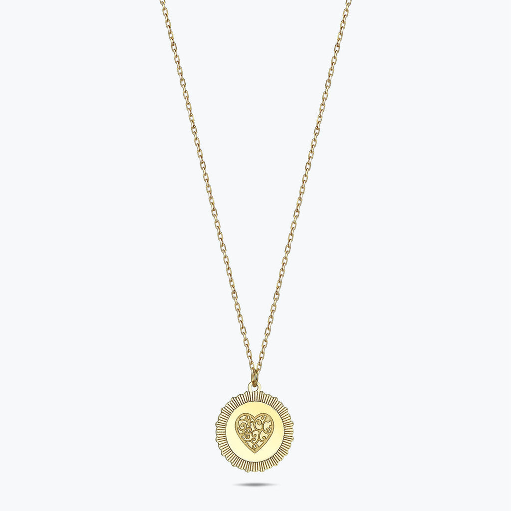 Altinbas Life Heart Gold Necklace
