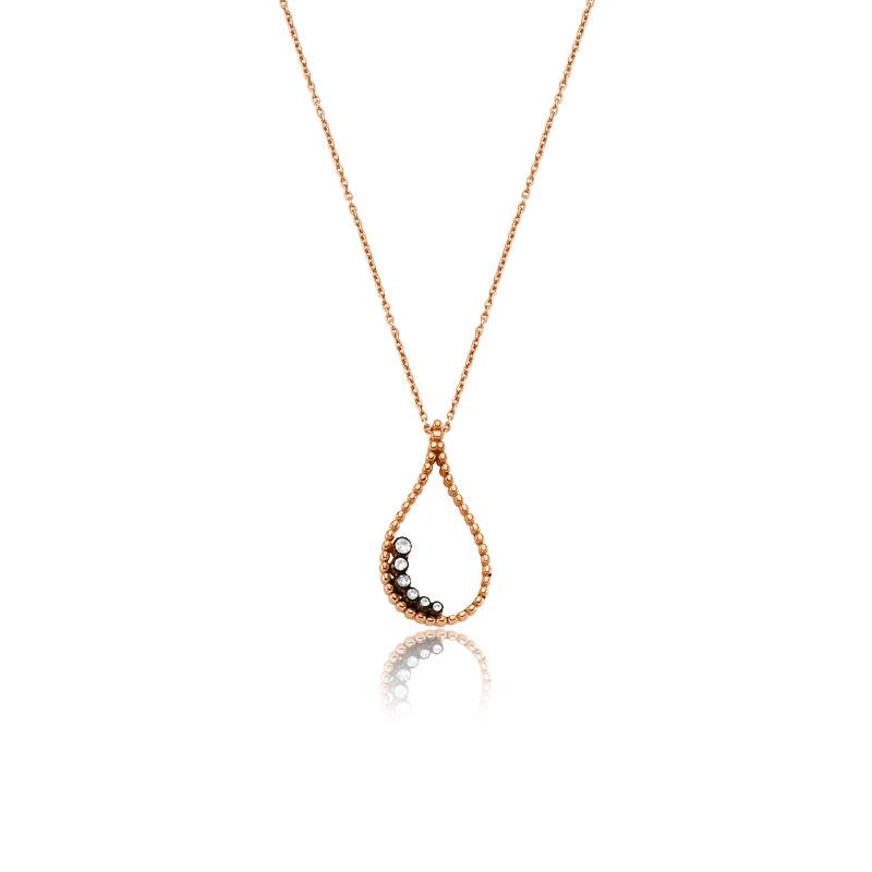 Rose Cut Diamond Necklace