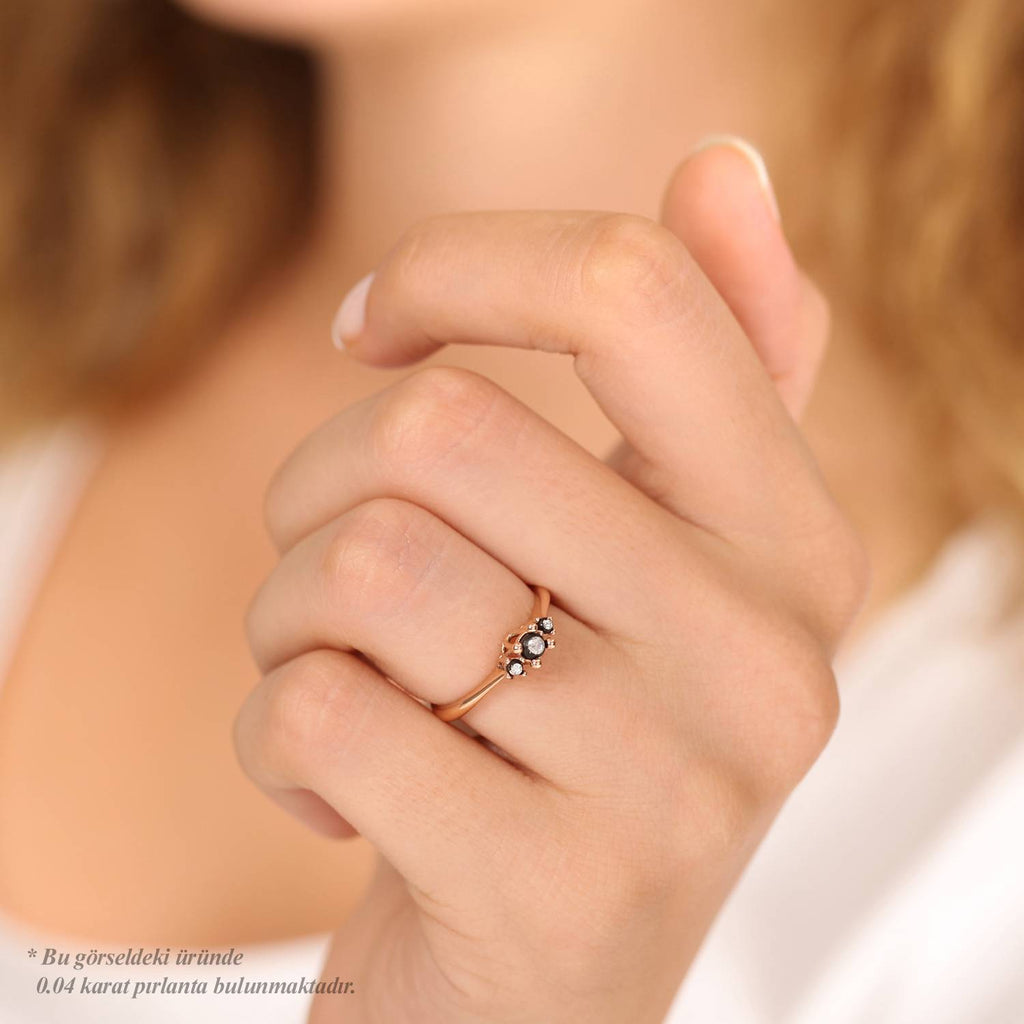 Rosenschliff Tria Diamantring