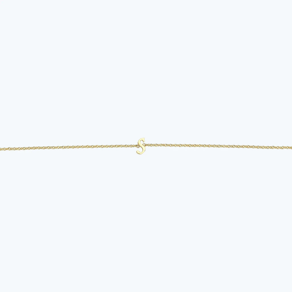 Bracelet Or Lettre S