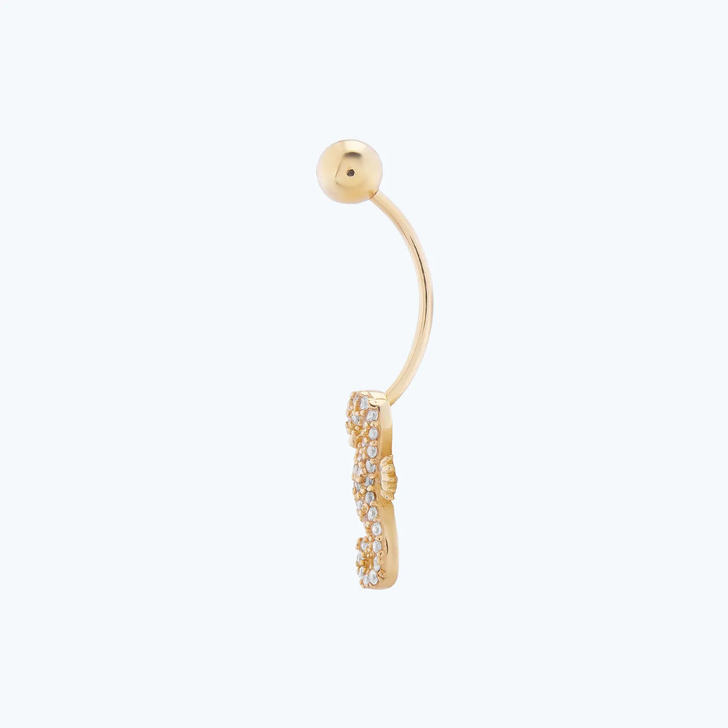 Gold Seepferdchen Piercing