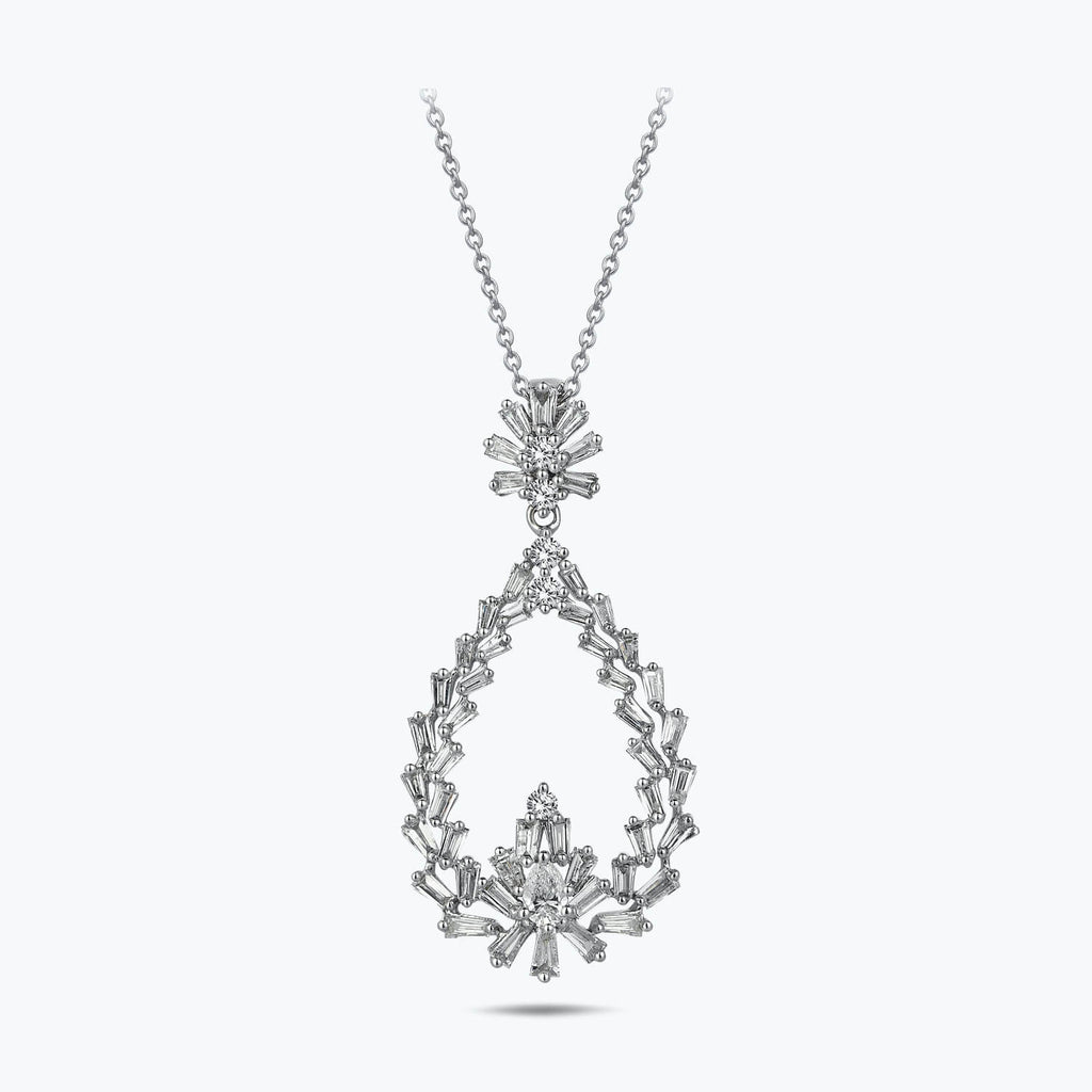 Baguette Diamond Necklace