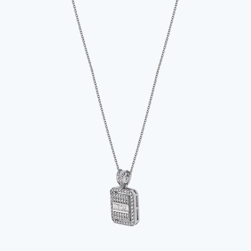 Baguette Diamantkette