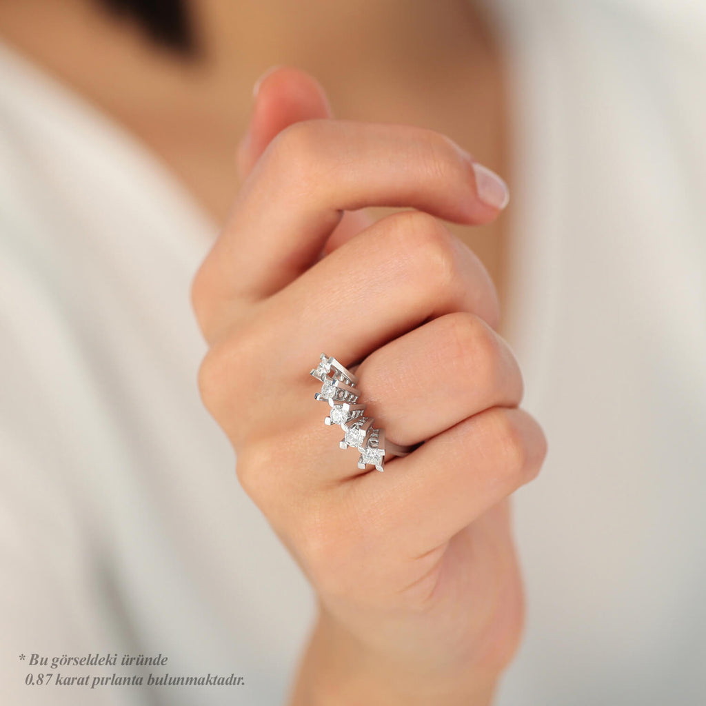 Five Stone Diamond Ring