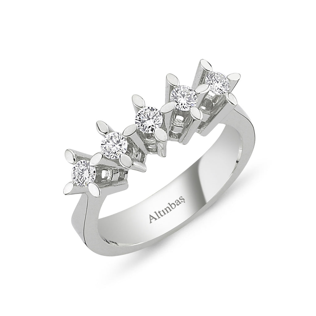 Bague Diamant Cinq Pierres