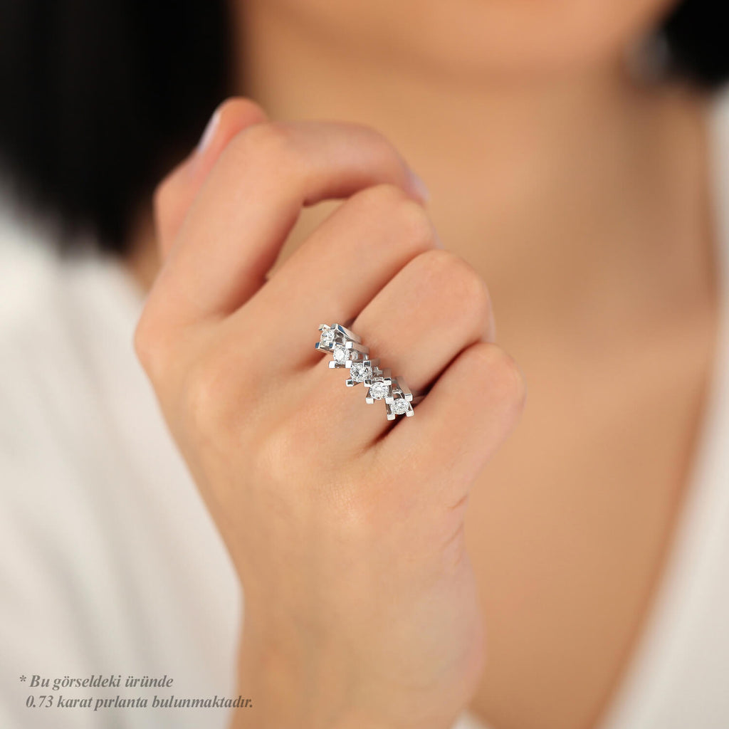 Bague Diamant Cinq Pierres