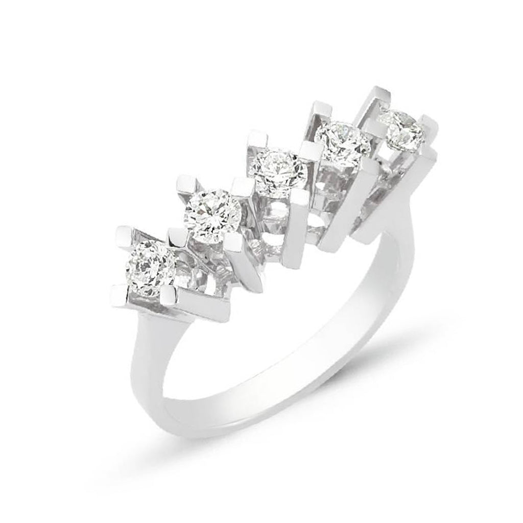 Bague Diamant Cinq Pierres