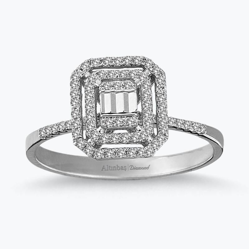 Bague Diamant Baguette