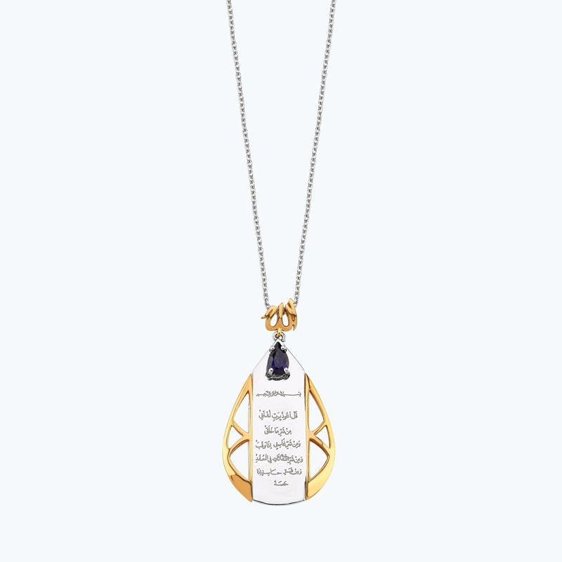 Collier Diamant Saphir