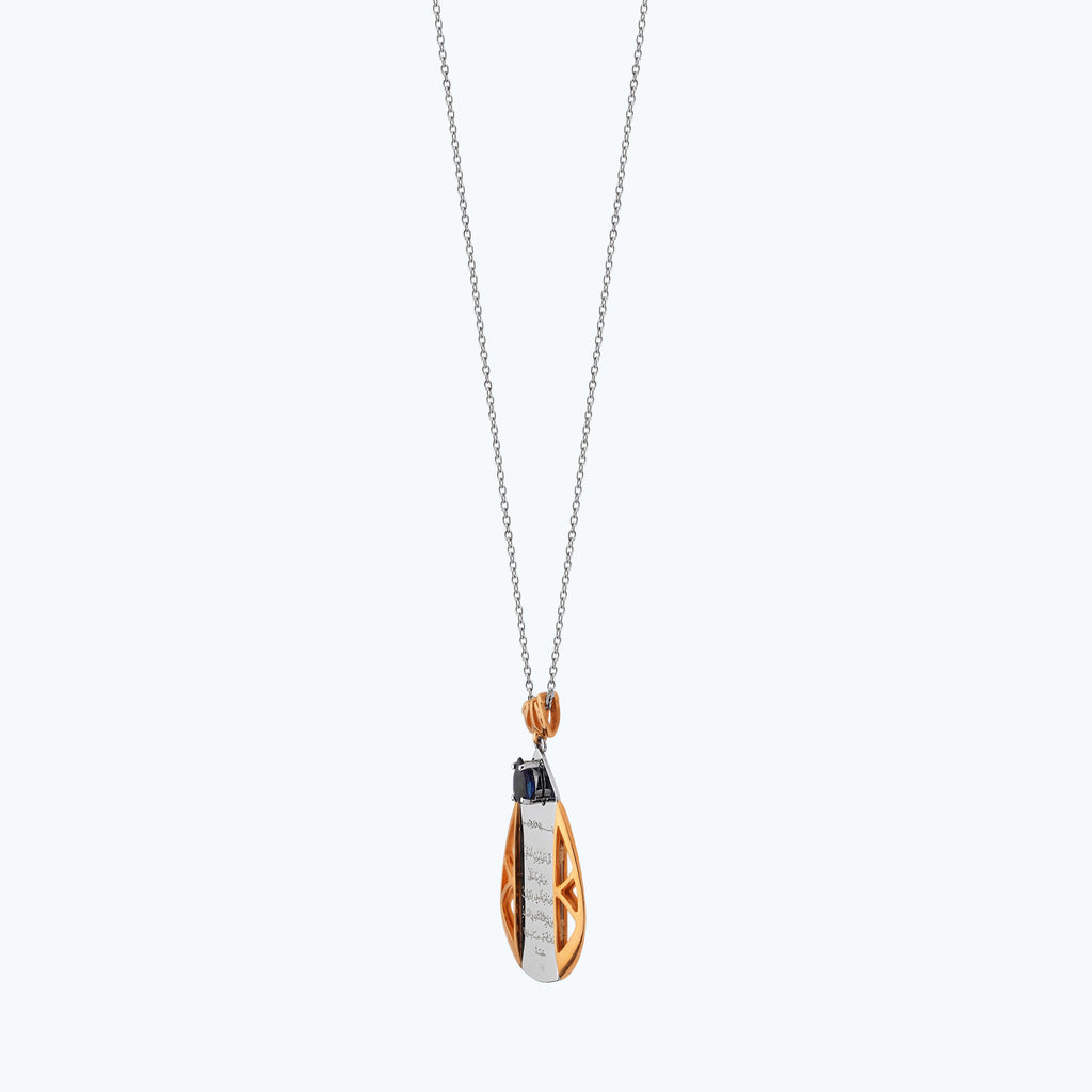 Collier Diamant Saphir