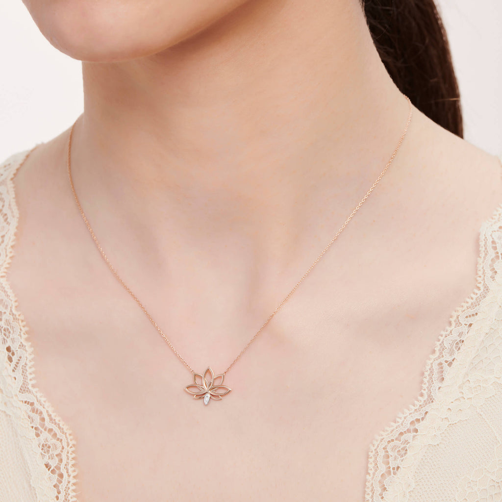 Lotus Diamantkette