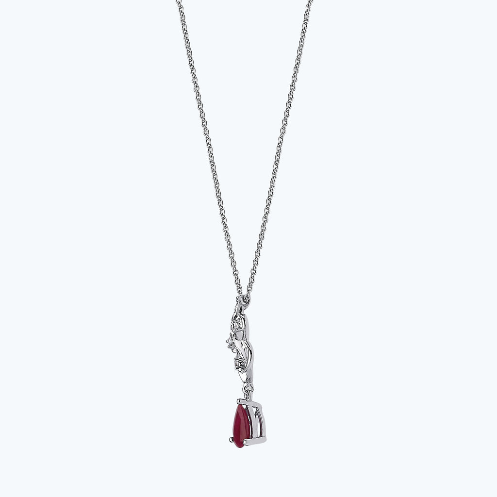 Ruby Diamond Necklace