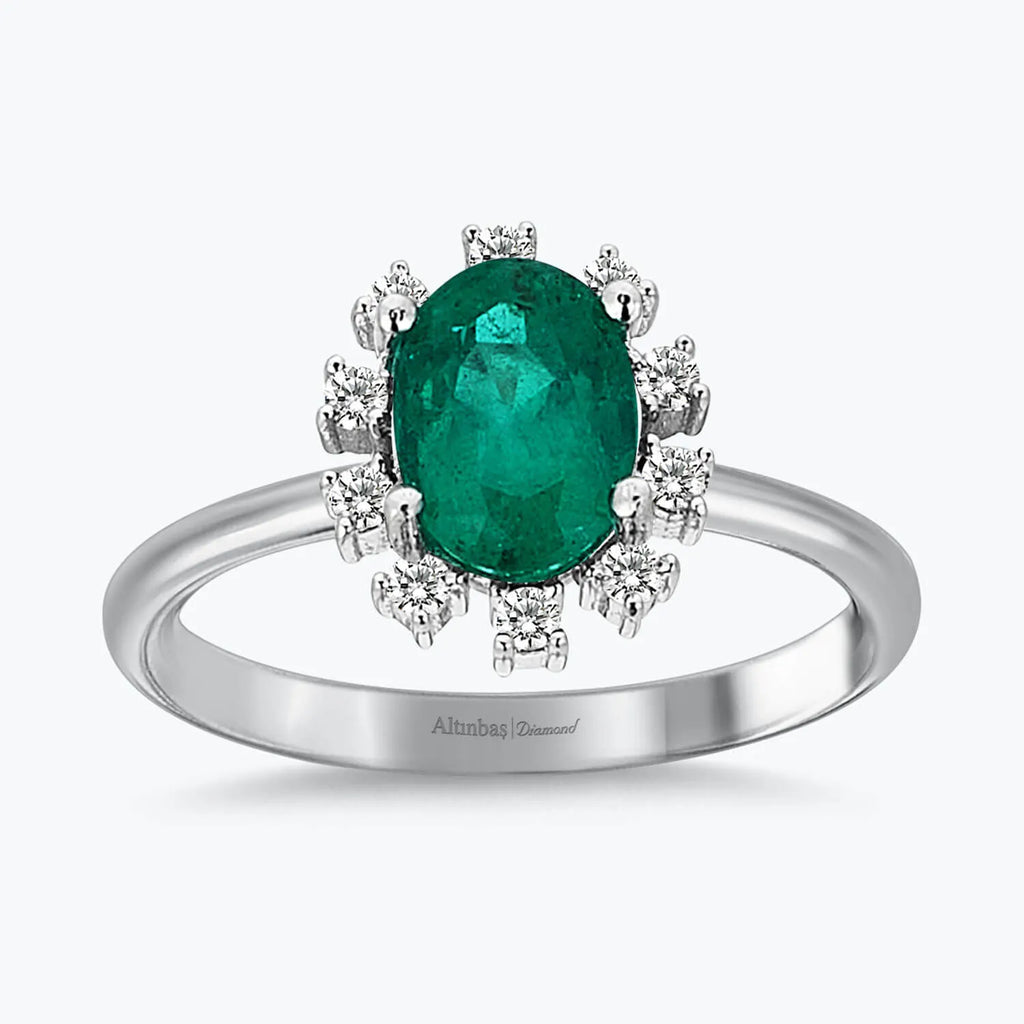 Bague Diamant Émeraude