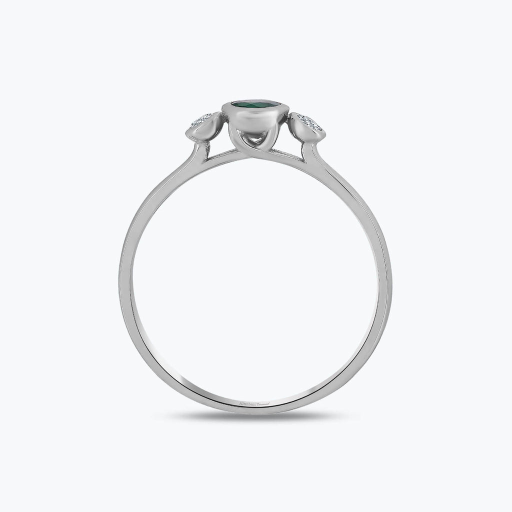 Smaragd Diamantring