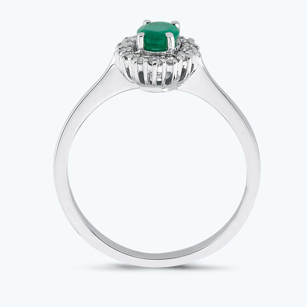Bague Diamant Émeraude
